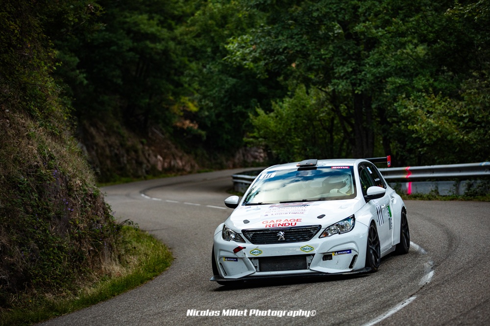 A Turckheim, Morane Cat-Mackowiak a eu l’occasion de tester la Peugeot 308 Cup avec laquelle son père Pascal roule habituellement.