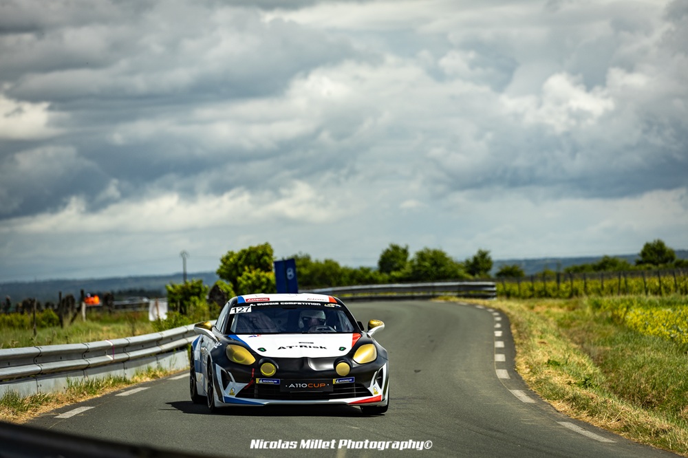 Rémi Courtois faisait en 2025 son retour sur le Championnat Production et disposait d’une Alpine A110 Cup.