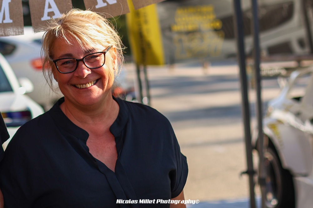 Présidente de l’ASA Beaujolais, Corinne Beffy sait pouvoir compter sur des bénévoles passionnés qui œuvrent au bon déroulement de cette Course de Côte de Marchampt.